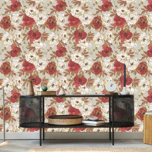 Papier Peint Bouquet De Pivoines Colorées – Image 5
