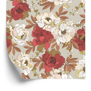Papier Peint Bouquet De Pivoines Colorées – Image 2