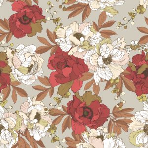 Papier Peint Bouquet De Pivoines Colorées – Image 1