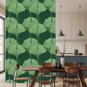 Papier Peint Feuilles Vertes – Image 4