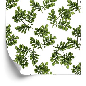 Papier Peint Feuilles Fines – Image 2
