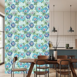 Papier Peint Belles Fleurs D'anémones Bleues – Image 4