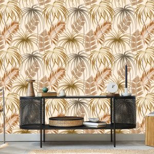 Papier Peint Feuilles De Style Boho – Image 5