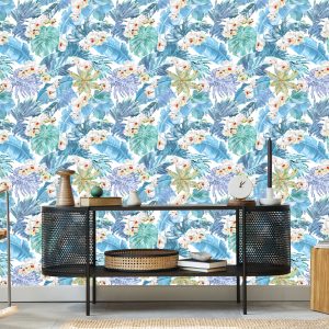 Papier Peint Feuilles Et Fleurs De Magnolia – Image 5