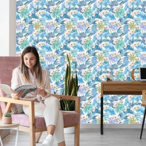 Papier Peint Feuilles Et Fleurs De Magnolia – Image 7