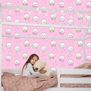 Papier Peint Pour Les Enfants-Chatons Mignons-Muffins – Image 7