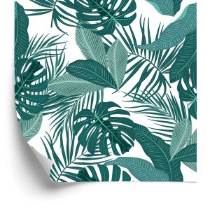 Papier Peint Feuilles De Couleurs Sombres – Image 2