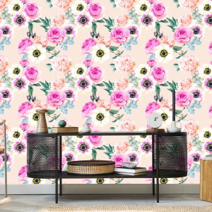 Papier Peint Belles Fleurs Colorées – Image 5