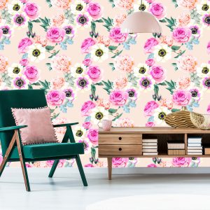 Papier Peint Belles Fleurs Colorées – Image 6