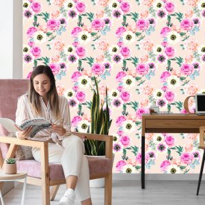 Papier Peint Belles Fleurs Colorées – Image 7