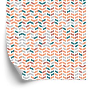 Papier Peint Motifs Géométriques Colorés – Image 2