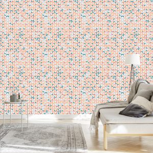 Papier Peint Motifs Géométriques Colorés – Image 3