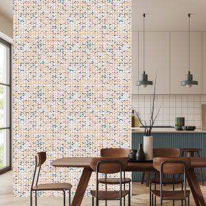 Papier Peint Motifs Géométriques Colorés – Image 4