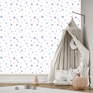 Papier Peint Étoiles Pastel Délicates – Image 3