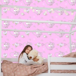 Papier Peint Licorne Avec Un Coeur – Image 7