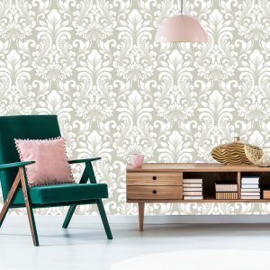 Papier Peint Ornement Rétro-Classique De Style Baroque – Image 6