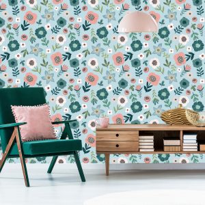 Papier Peint Fleurs Colorées – Image 6