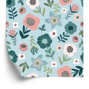 Papier Peint Fleurs Colorées – Image 2