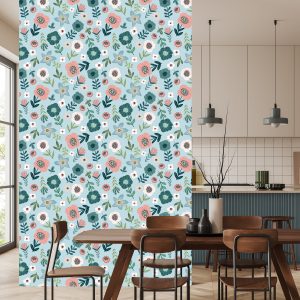Papier Peint Fleurs Colorées – Image 4