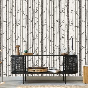 Papier Peint Arbres Aux Couleurs Pastel – Image 5