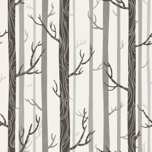 Papier Peint Arbres Aux Couleurs Pastel – Image 1