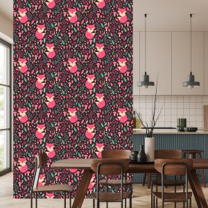 Papier Peint Renards Aux Fruits Des Bois – Image 4