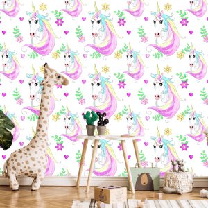 Papier Peint Pour Les Enfants - Licornes Magiques – Image 5