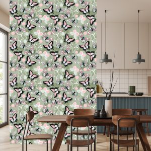 Papier Peint Pour Les Enfants - Papillons Colorés – Image 4