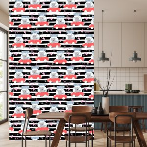 Papier Peint Pour Les Enfants - Happy Teddy Bears On The Journey – Image 4
