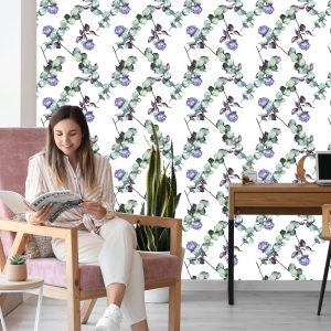 Papier Peint Roses Violettes – Image 7