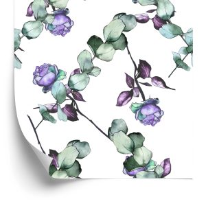 Papier Peint Roses Violettes – Image 2