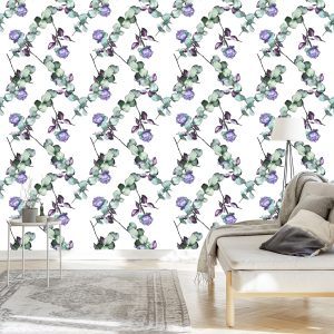 Papier Peint Roses Violettes – Image 3