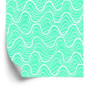 Papier Peint Vagues Dans L'océan Turquoise – Image 2