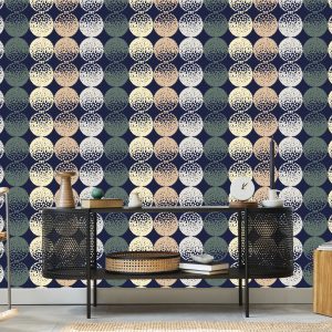 Papier Peint Pois Marron Et Beige – Image 5
