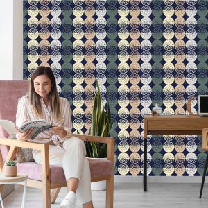 Papier Peint Pois Marron Et Beige – Image 7