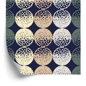 Papier Peint Pois Marron Et Beige – Image 2