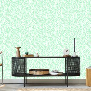 Papier Peint Feuilles Délicates Dans Un Style Rétro – Image 5
