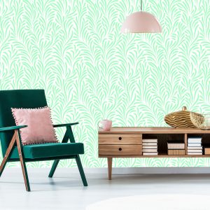 Papier Peint Feuilles Délicates Dans Un Style Rétro – Image 6