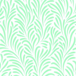 Papier Peint Feuilles Délicates Dans Un Style Rétro – Image 1