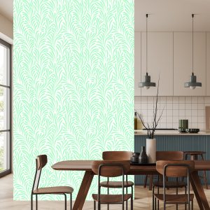 Papier Peint Feuilles Délicates Dans Un Style Rétro – Image 4