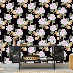 Papier Peint Roses Anciennes Peintes – Image 5