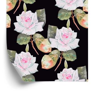Papier Peint Roses Anciennes Peintes – Image 2
