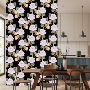 Papier Peint Roses Anciennes Peintes – Image 4