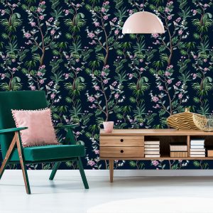 Papier Peint Arbres Tropicaux Avec Des Oiseaux – Image 6