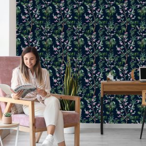 Papier Peint Arbres Tropicaux Avec Des Oiseaux – Image 7