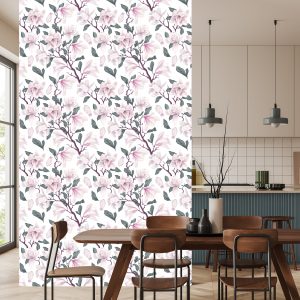 Papier Peint Fleurs De Magnolia En Fleurs Peintes – Image 4