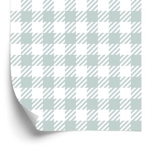 Papier Peint Gris Moderne - Carreaux Blancs – Image 2