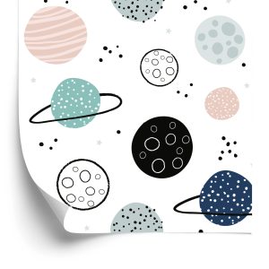Papier Peint Planètes Pastels – Image 2