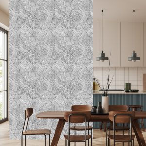 Papier Peint Géométrique Dans Un Style Vintage – Image 4