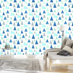 Papier Peint Pour Les Enfants - Motif Montagnes – Image 3